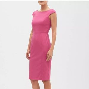 💕NEW Banana Republic Factory Pink Sheath Dress